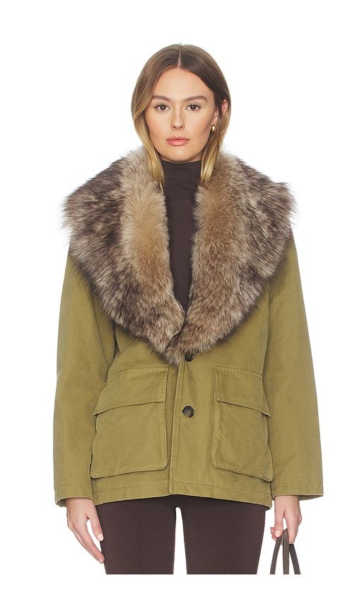 Ronay Parka in Olive. - size L (also in M) - NILI LOTAN - Modalova