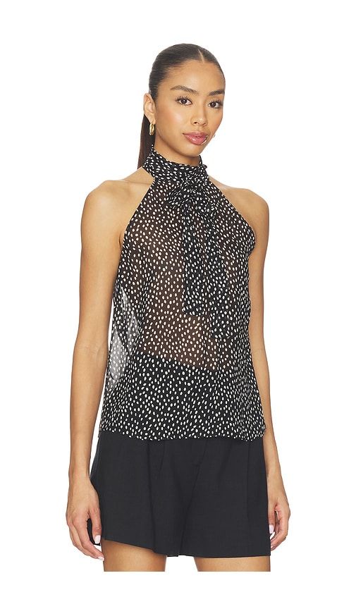 Alla Halterneck Top in Black. - size 10 (also in 4, 6, 8) - NILI LOTAN - Modalova