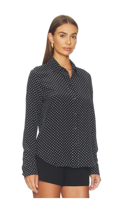 Gaia Shirt in Black & White. - size L (also in M, S, XS) - NILI LOTAN - Modalova