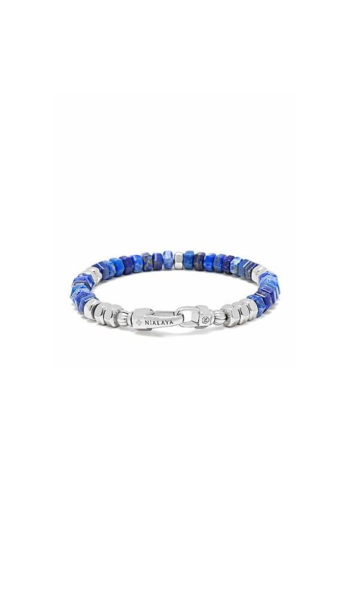 Hexagon Beaded Bracelet in . - size L (also in M, XL/1X) - Nialaya - Modalova