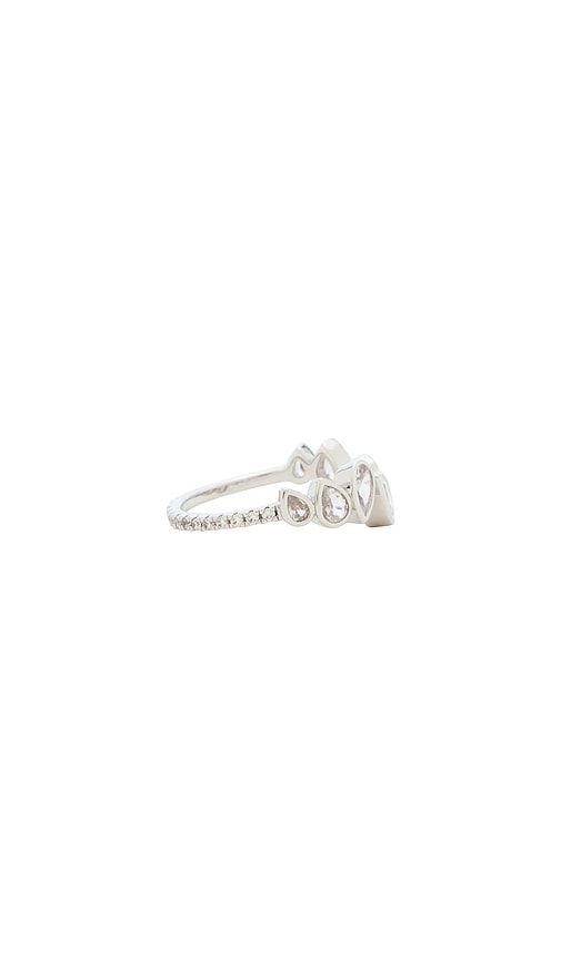 Marilyn Teardrop Ring in Metallic . - size 12 (also in 14) - Nana Jacqueline - Modalova