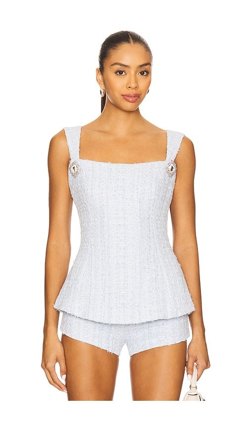 Anabella Top in Baby Blue. - size L (also in M, S) - Nana Jacqueline - Modalova