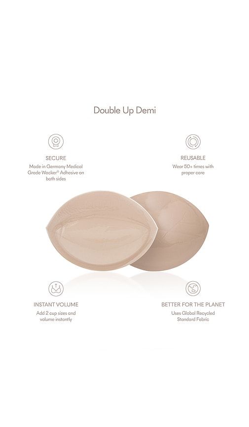 Double Up Adhesive Push-up Enhancers in Tan. - size A-B (also in B-C, C-D) - NOOD - Modalova