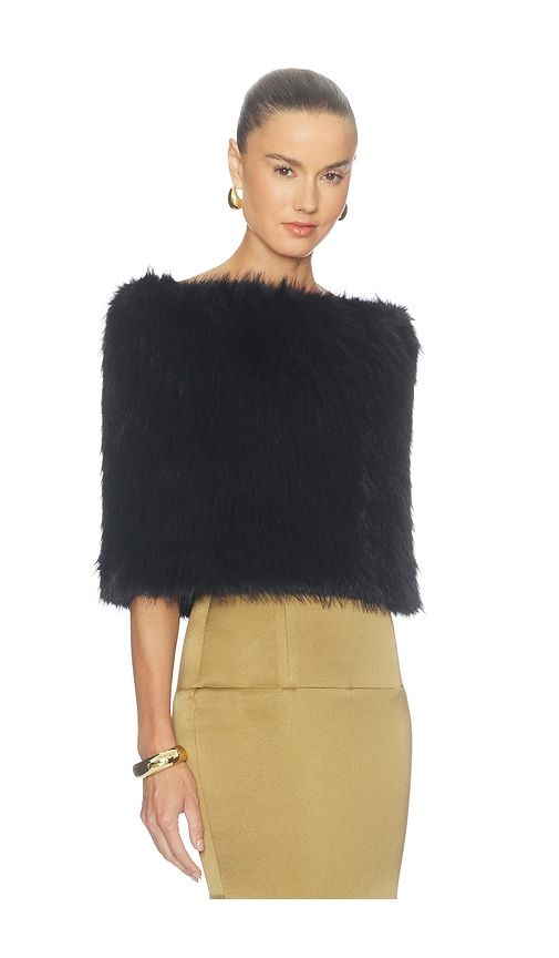 Pascale Faux Fur Shawl in . - size M (also in S, XS) - Nonchalant Label - Modalova