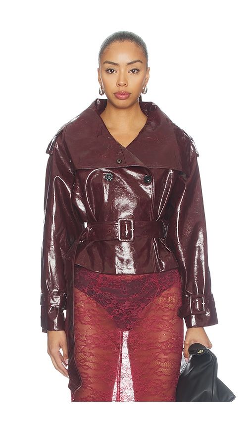 Cassidy Jacket in Burgundy. - size L (also in M, S, XS) - Nonchalant Label - Modalova