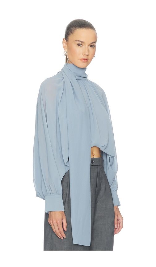 Romy Blouse in Blue. - size M (also in S, XS) - Nonchalant Label - Modalova