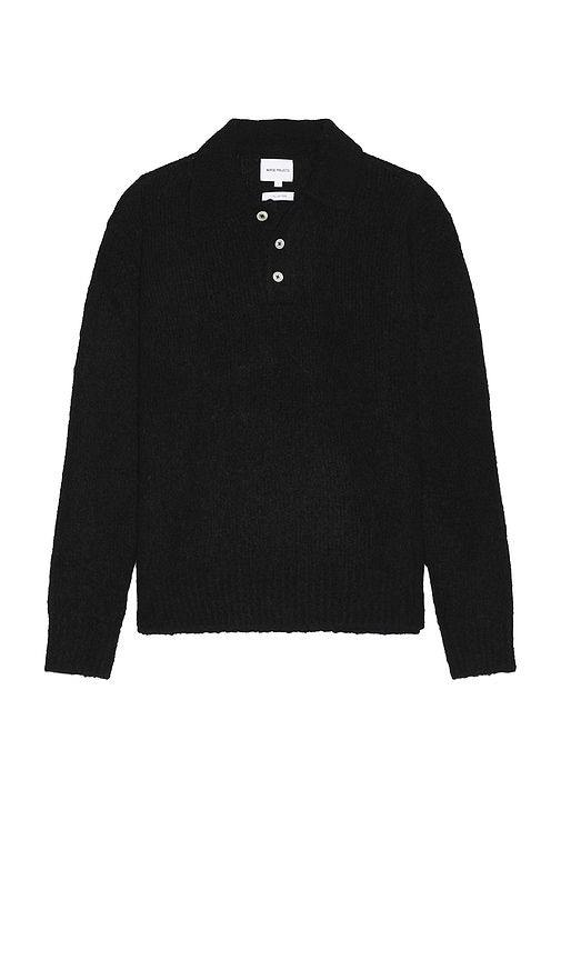 Rasmus Relaxed Brushed Polo Sweater in . - size M (also in S, XL/1X) - Norse Projects - Modalova