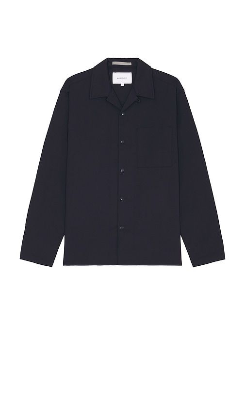 Carsten Solotex Twill Shirt in Navy. - size L (also in M, S) - Norse Projects - Modalova