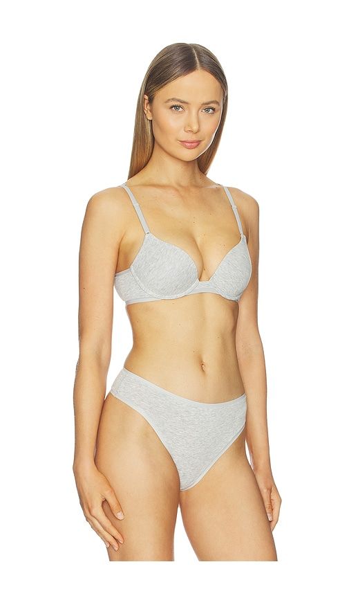 Bliss Cotton Convertible T-shirt Bra in Light Grey. - size 32DD (also in 34DD, 36A, 36D, 36DD) - Natori - Modalova