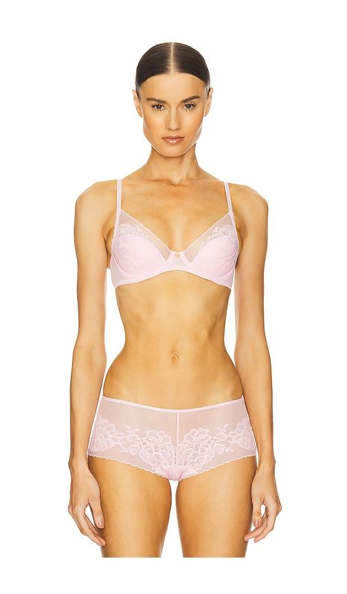 Flora Contour Underwire Bra in Pink. - size 32B (also in 34B, 34C, 34D, 36B, 36C) - Natori - Modalova