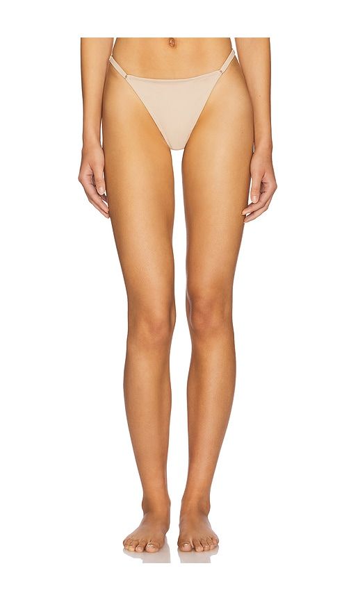 Verge Adjustable String Thong in Nude. - size L (also in M, S, XL, XS) - Natori - Modalova