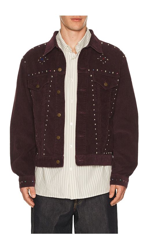 Studded Jean Jacket 14W Corduroy in . - size L (also in XL) - Needles - Modalova