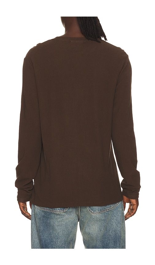 Clive Waffle Knit Tee in Brown. - size L (also in M, S, XL/1X, XXL/2X) - NN07 - Modalova