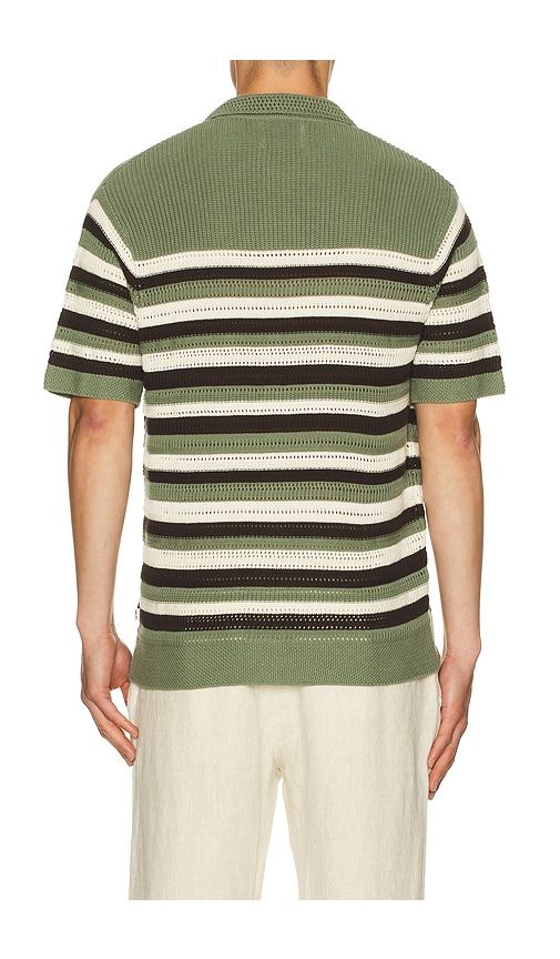 Lars Polo Cardigan in Green. - size L (also in S, XL/1X, XXL/2X) - NN07 - Modalova
