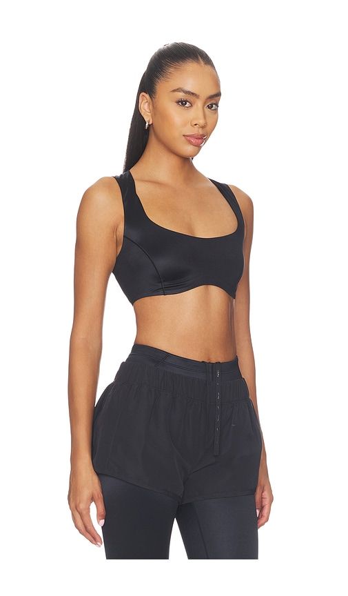 Shine Open Scoop Bra in Black. - size L (also in M, S, XL, XS) - NikeSKIMS - Modalova