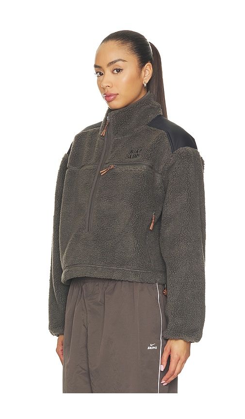 Sherpa Jacket in Brown. - size L (also in M, S, XS) - NikeSKIMS - Modalova