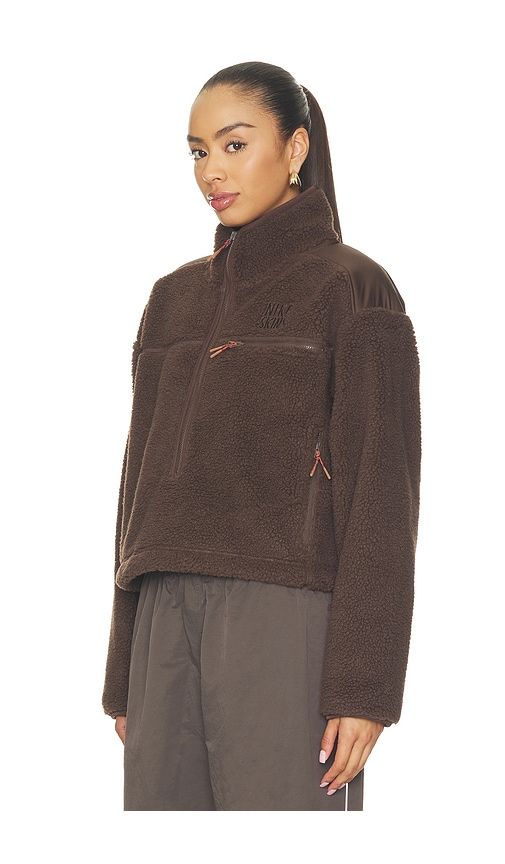 Sherpa Jacket in Brown. - size L (also in M, S, XS) - NikeSKIMS - Modalova