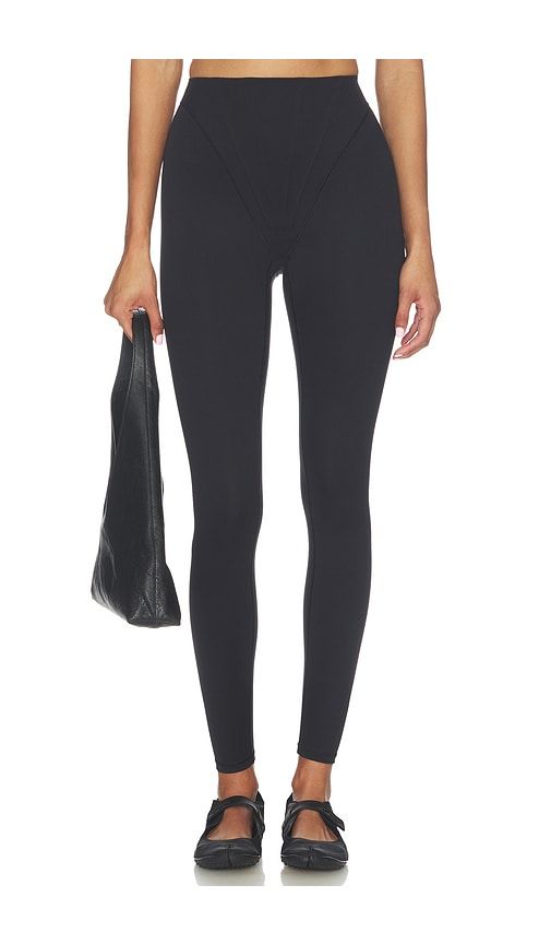 Matte Corset Leggings in Black. - size L (also in M, S, XL, XS) - NikeSKIMS - Modalova