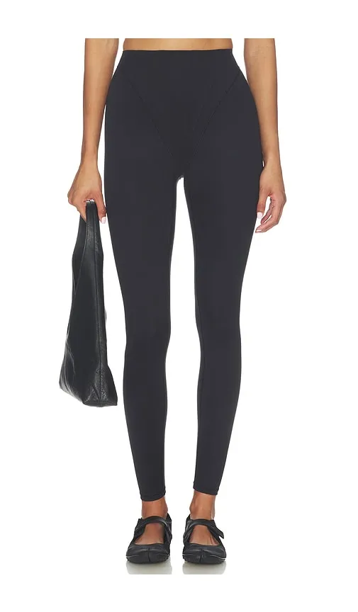 Matte Corset Leggings in Black. - size XS (also in S, M) - NikeSKIMS - Modalova