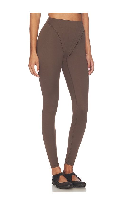 Matte Corset Leggings in Brown. - size M (also in S, XS, XXS) - NikeSKIMS - Modalova
