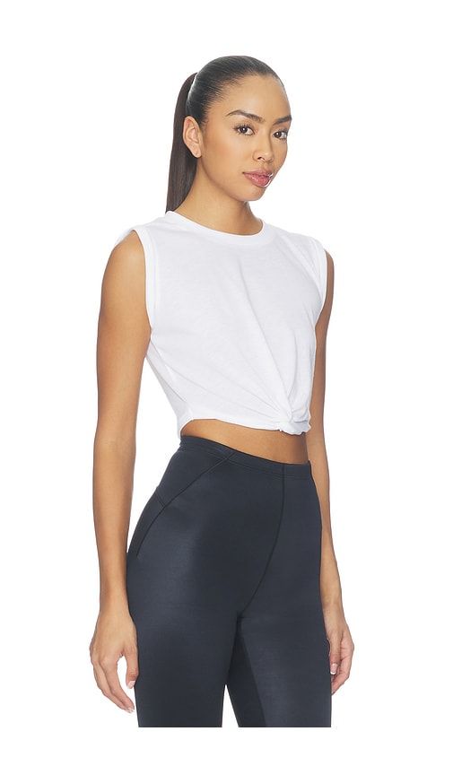 Crop Twist Tank Top in White. - size S (also in XL, XS) - NikeSKIMS - Modalova