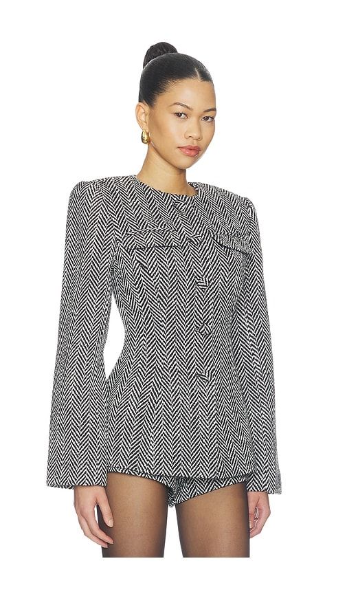 Suited Button Up Blazer in Black. - size L (also in M, S, XL, XS) - Naked Wardrobe - Modalova