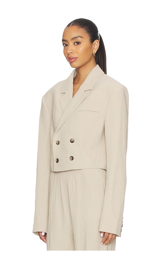 Rony Blazer in Beige. - size M (also in S) - Nanushka - Modalova