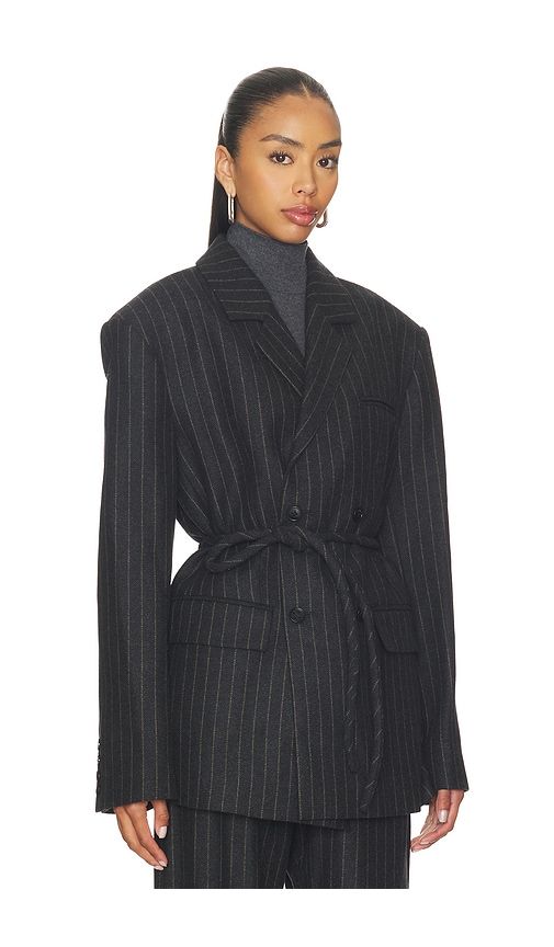 Osono Blazer in Charcoal. - size L (also in XS) - Nanushka - Modalova