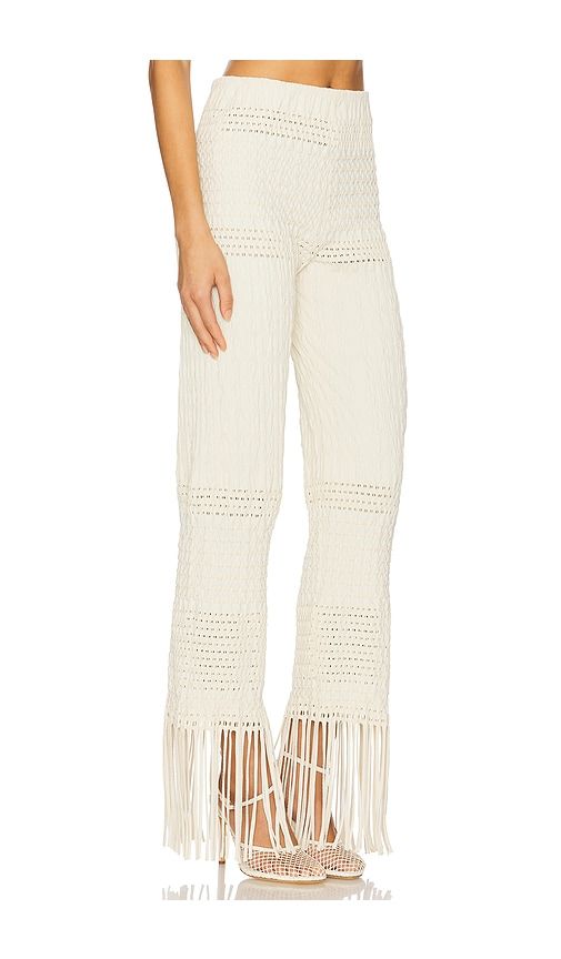 Miciel Pants in Cream. - size M (also in S) - Nanushka - Modalova