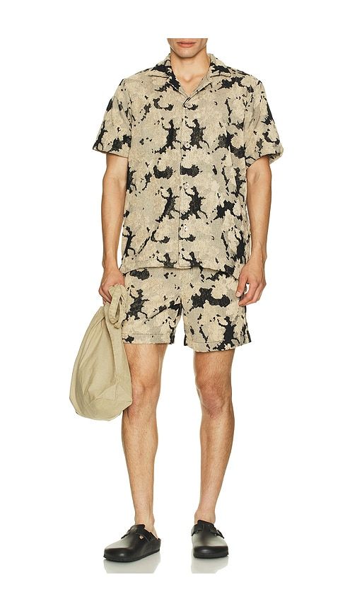 Jura Contraste Terry Shorts in Beige. - size L (also in XL/1X) - OAS - Modalova