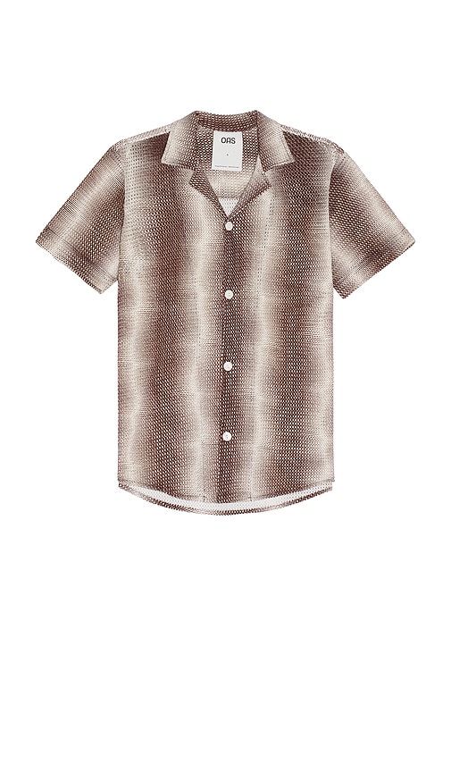 Merlot Echo Cuba Net Shirt in . - size M (also in S, XL/1X) - OAS - Modalova