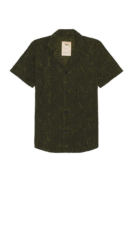 Squiggle Cuba Terry Shirt in Green. - size L (also in M, S) - OAS - Modalova