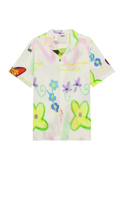 Flower Shop Viscose Shirt in . - size L (also in M, XL/1X) - OAS - Modalova
