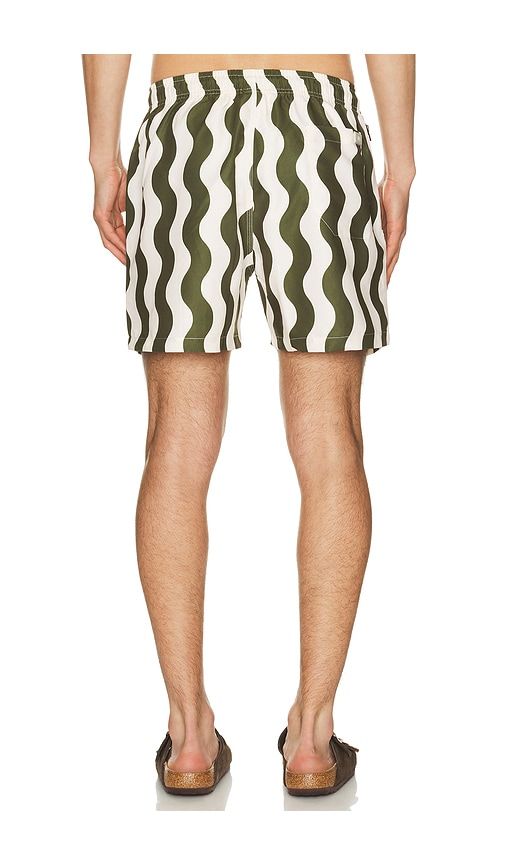 Waver Swim Shorts in Cream,Army. - size L (also in M, S) - OAS - Modalova