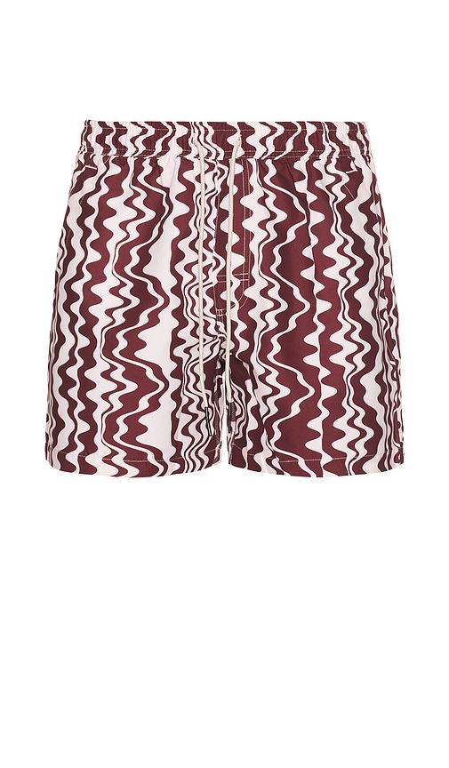 Ruby Verve Swim Shorts in Burgundy. - size L (also in M, S, XL/1X) - OAS - Modalova