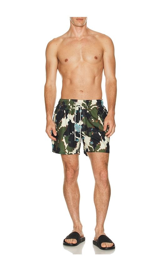 Foliago Swim Shorts in Army. - size S (also in XL/1X) - OAS - Modalova