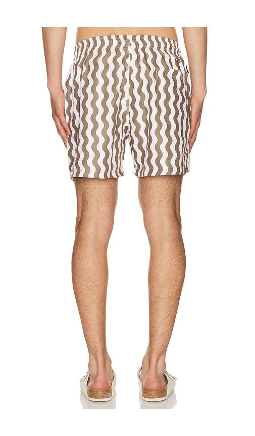Waver Swim Shorts in Cream,Olive. - size L (also in M, S) - OAS - Modalova