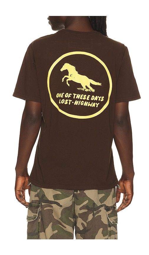 Painted Horse Tshirt in Brown. - size S (also in M, L, XXL/2X) - ONE OF THESE DAYS - Modalova