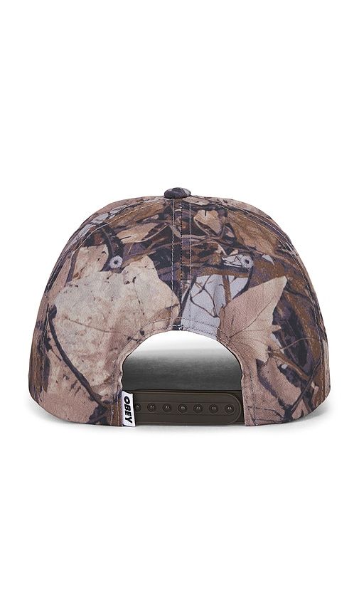 Ranch 5 Panel Snapback Hat in Brown - Obey - Modalova