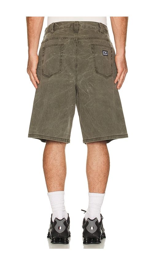 Bigwig Baggy Denim Short in Black. - size 30 (also in 31) - Obey - Modalova