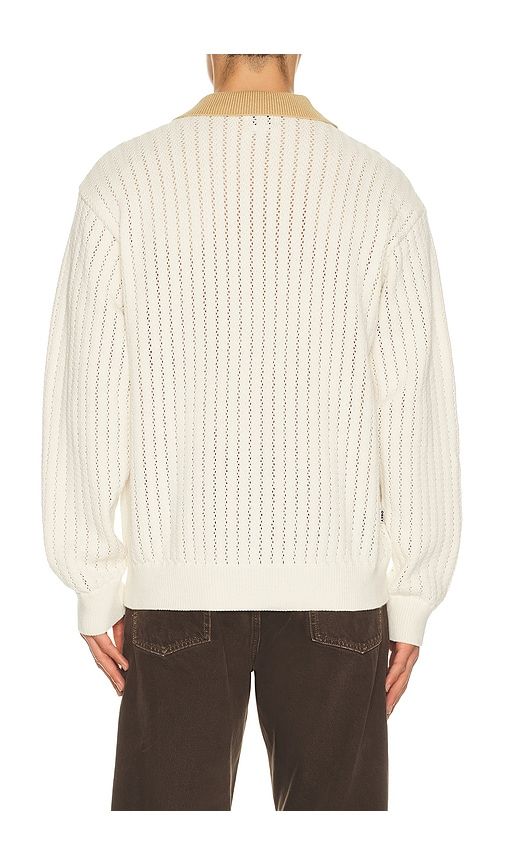 Jasper Polo Sweater in Cream. - size L (also in M, XL/1X) - Obey - Modalova