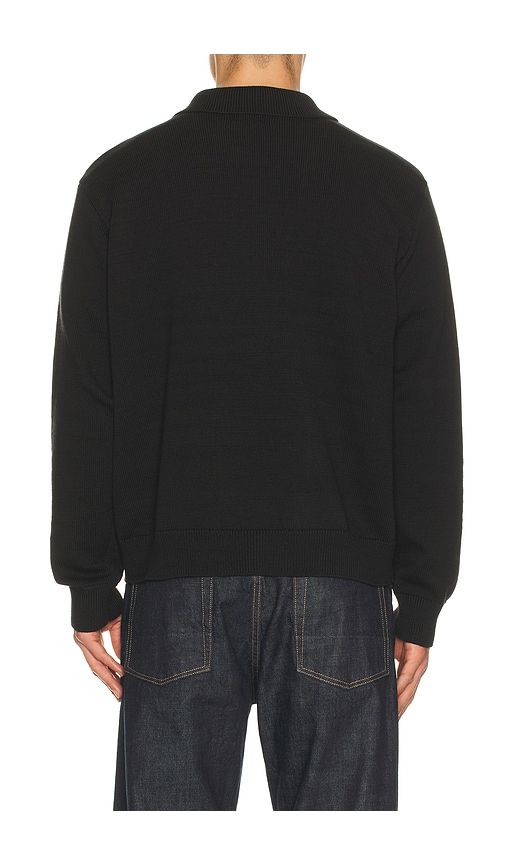 Matt Zip Up Sweater in Black. - size L (also in M, S, XL/1X) - Obey - Modalova