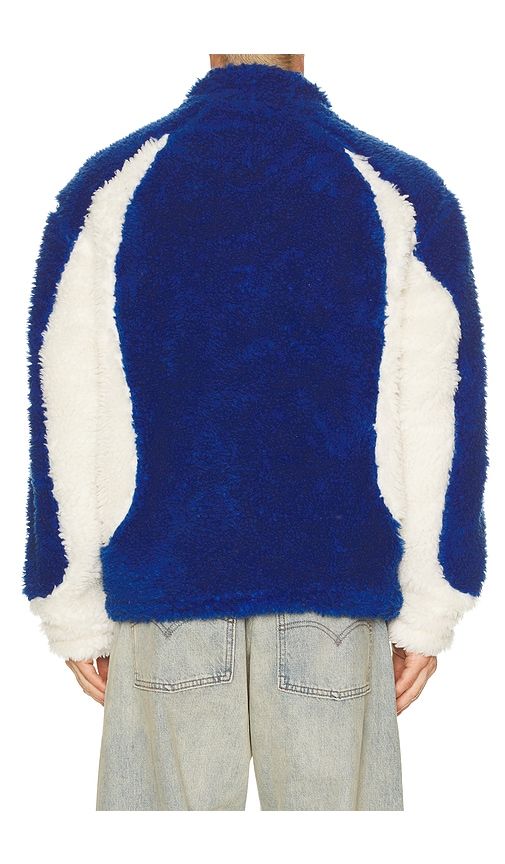 Center Field Sherpa Jacket in Blue. - size L (also in M, S, XL/1X) - Obey - Modalova