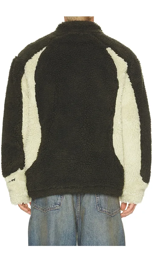 Center Field Sherpa Jacket in Black. - size L (also in M, S, XL/1X) - Obey - Modalova