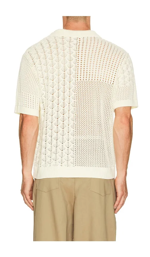 Preston Knitted Shirt in Cream. - size L (also in M, S, XL/1X) - Obey - Modalova