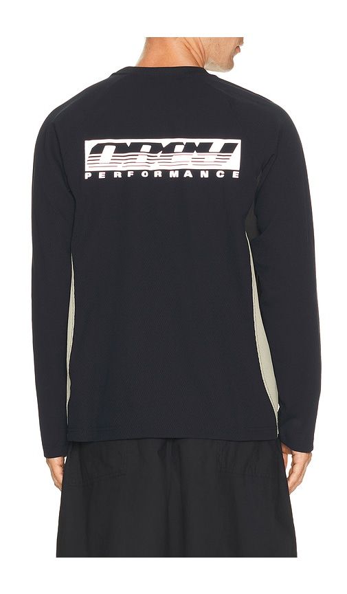 Delta Knit Long Sleeve Top in Black. - size L (also in M, S, XL/1X) - Obey - Modalova