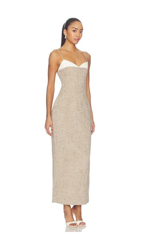 Tweed Contrast Detail Midi Dress in . - size M (also in S, XL, XS) - Odd Muse - Modalova