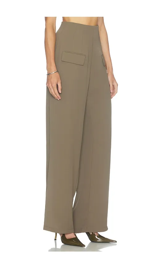 Wide Leg Trousers in Brown. - size S (also in XL, XS) - Odd Muse - Modalova