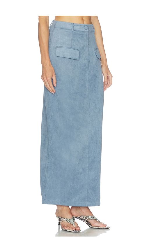 Faux Suede Maxi Skirt in . - size S (also in XS) - Odd Muse - Modalova