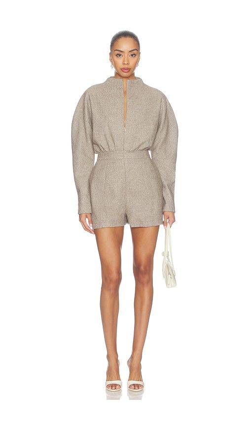 Wool Mix Tweed Playsuit in . - size M (also in S) - Odd Muse - Modalova